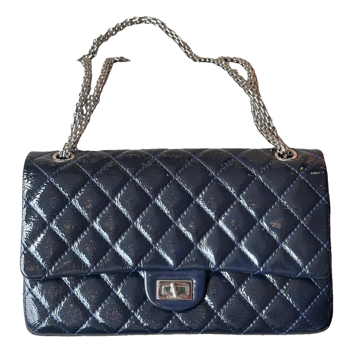 2.55 patent leather handbag