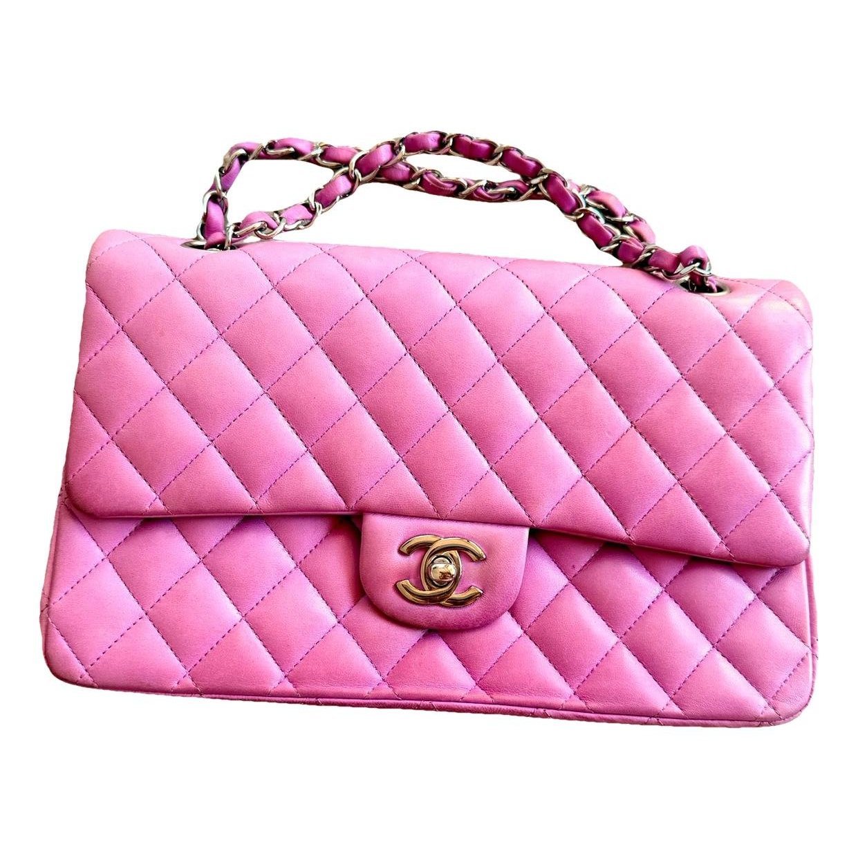 Leather clutch bag