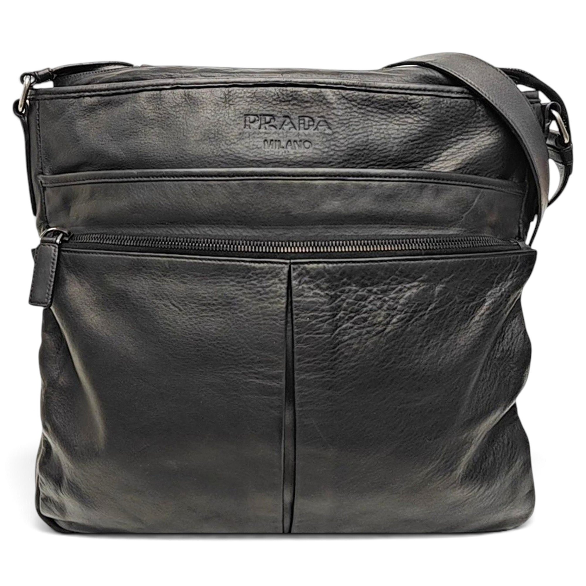 Leather handbag