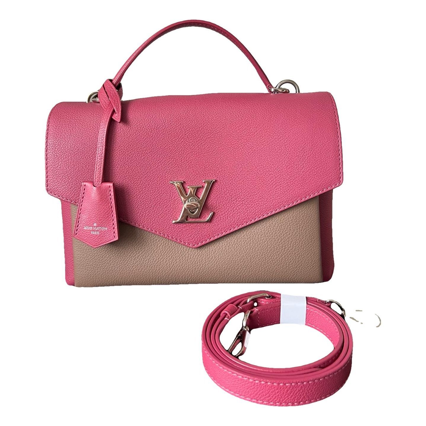 Lockme leather handbag