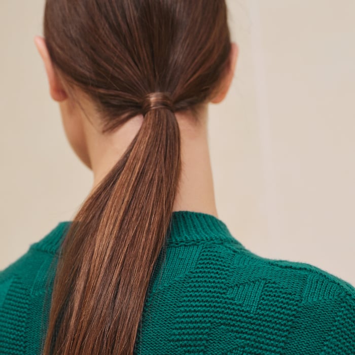 Vert Acanthe Oversized Sweater Dress