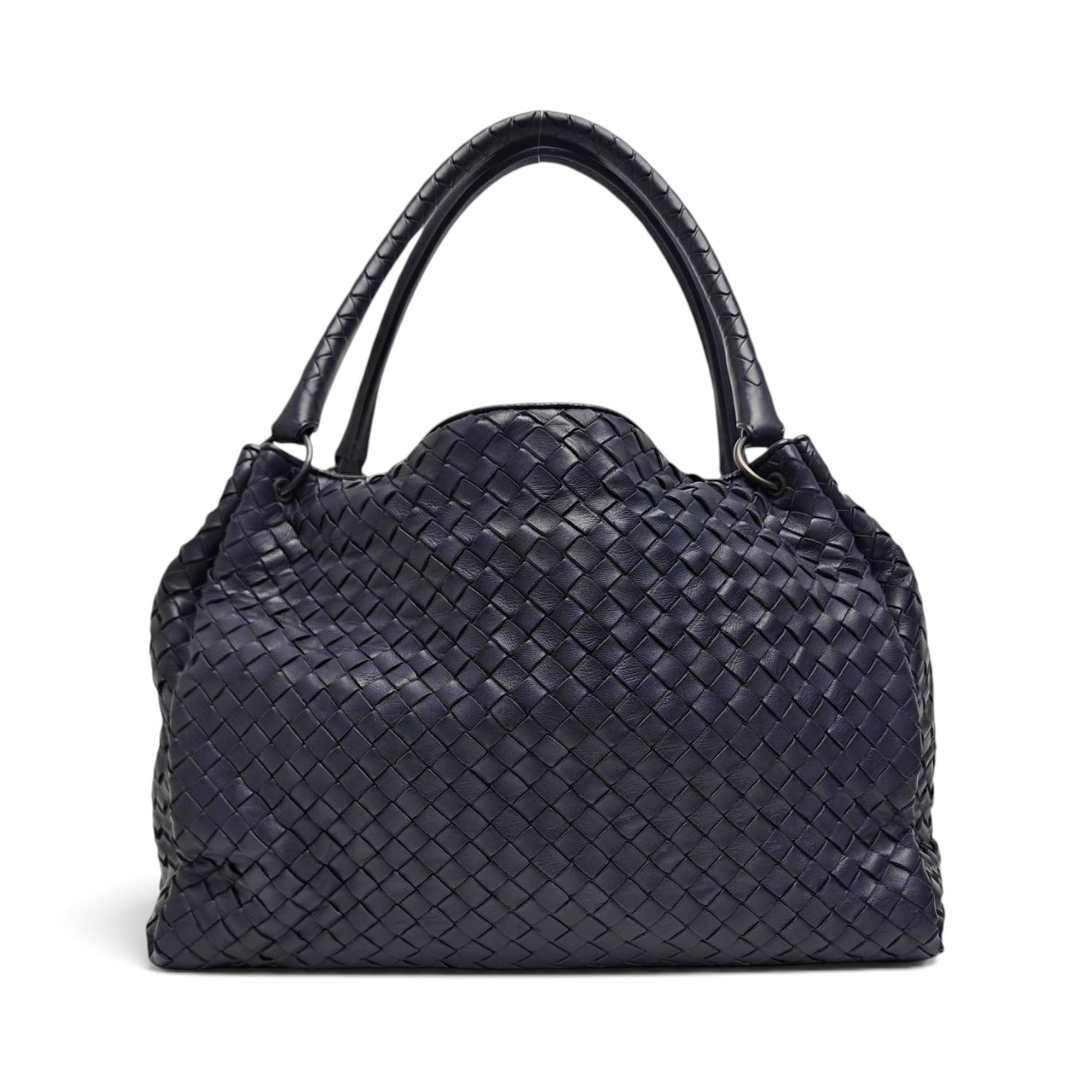 Parachute leather handbag