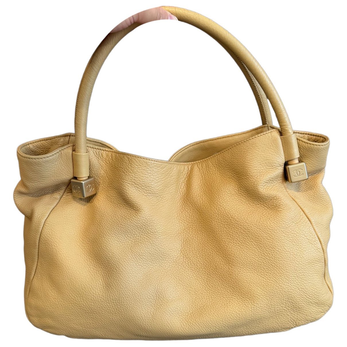 Cocoon leather handbag
