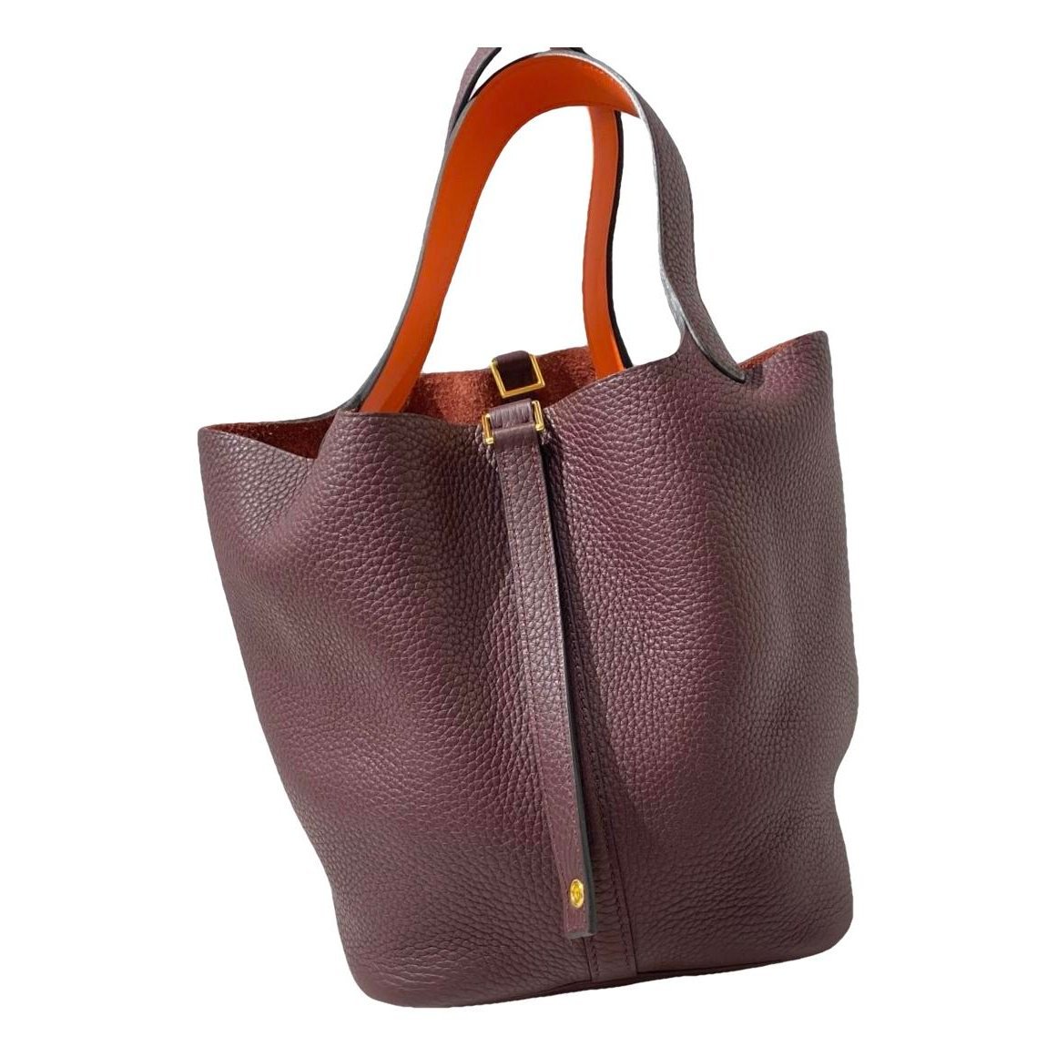 Picotin leather handbag