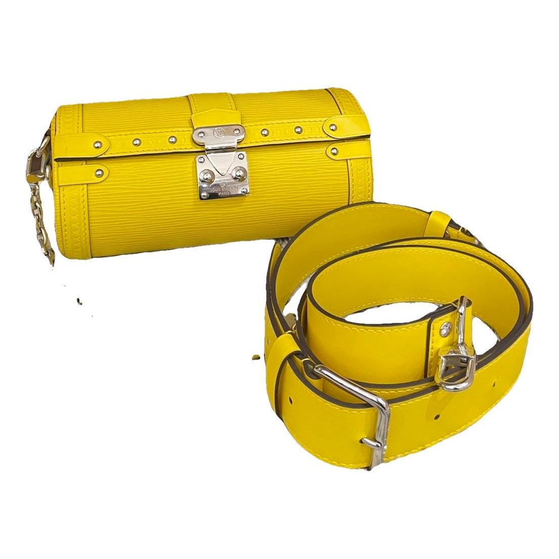 Papillon Trunk leather handbag