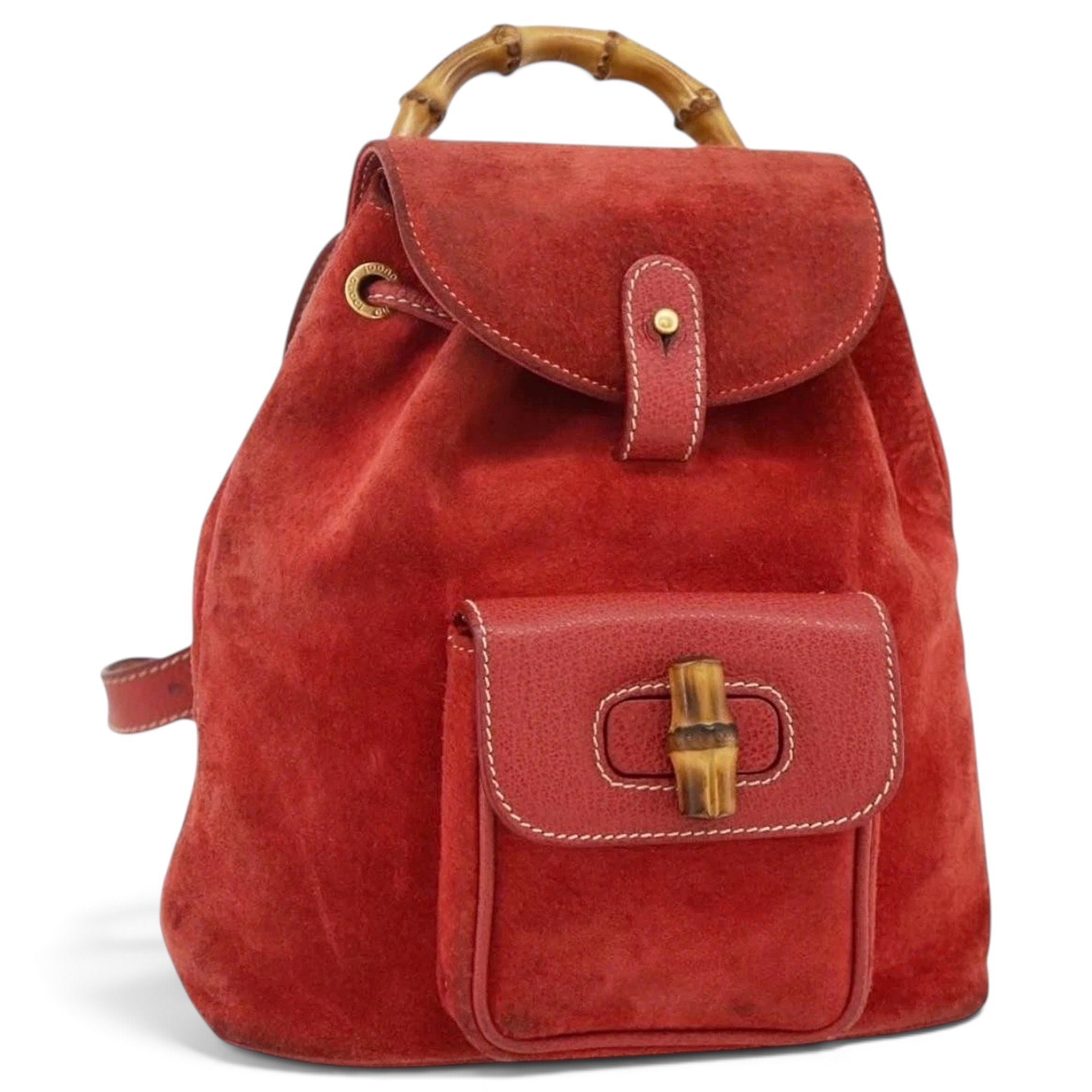 Bamboo Tassel Oval backpack