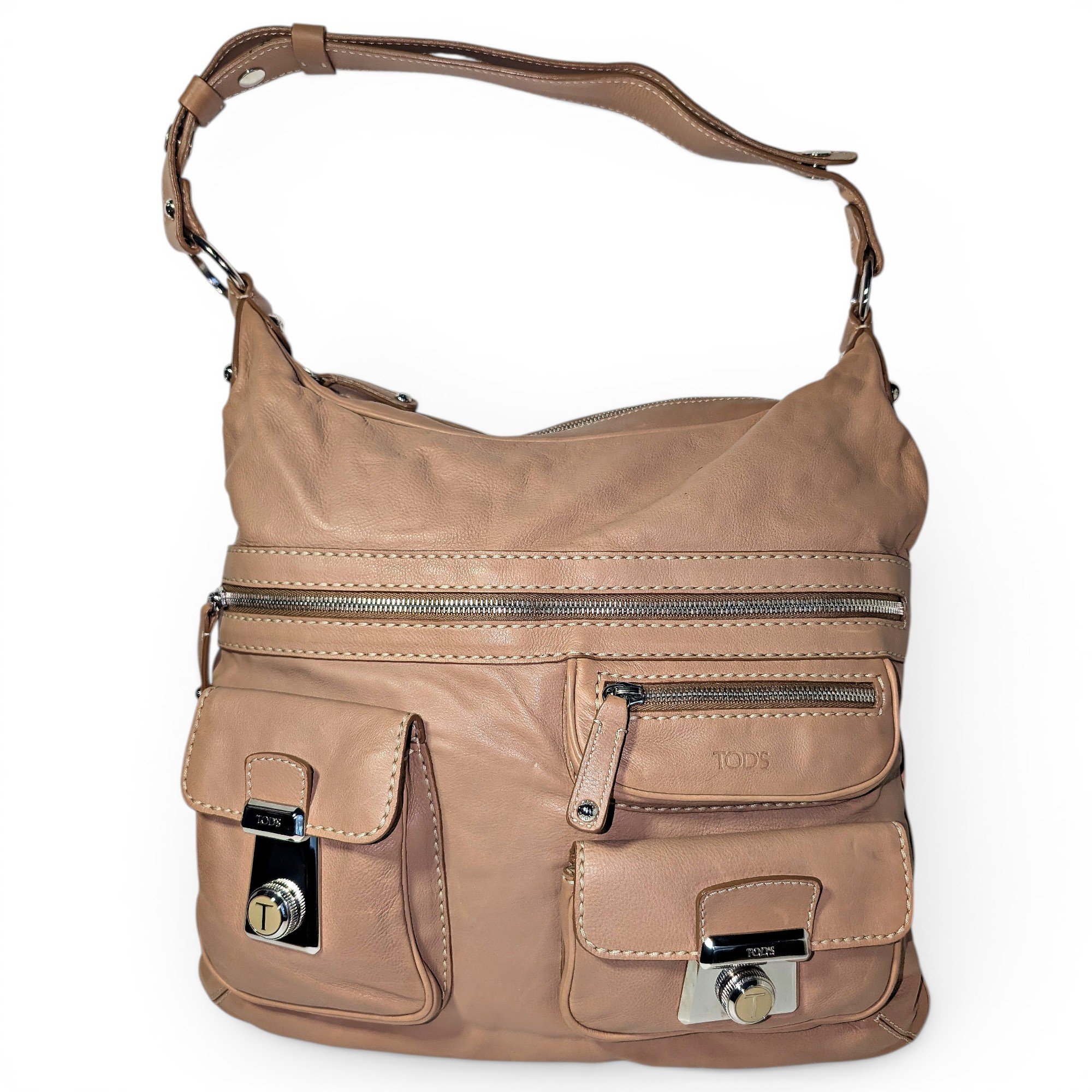 Leather handbag
