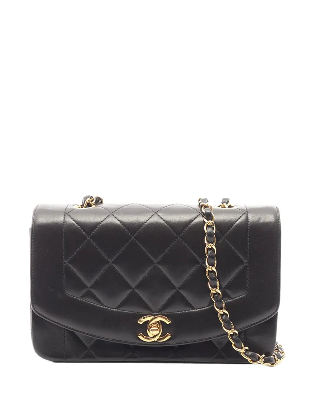1996-1997 Small Lambskin Diana Flap crossbody bag