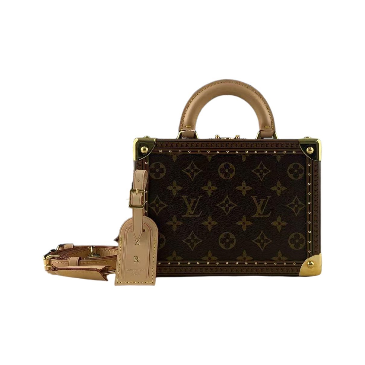 Louis Vuitton Petite Malle leather handbag