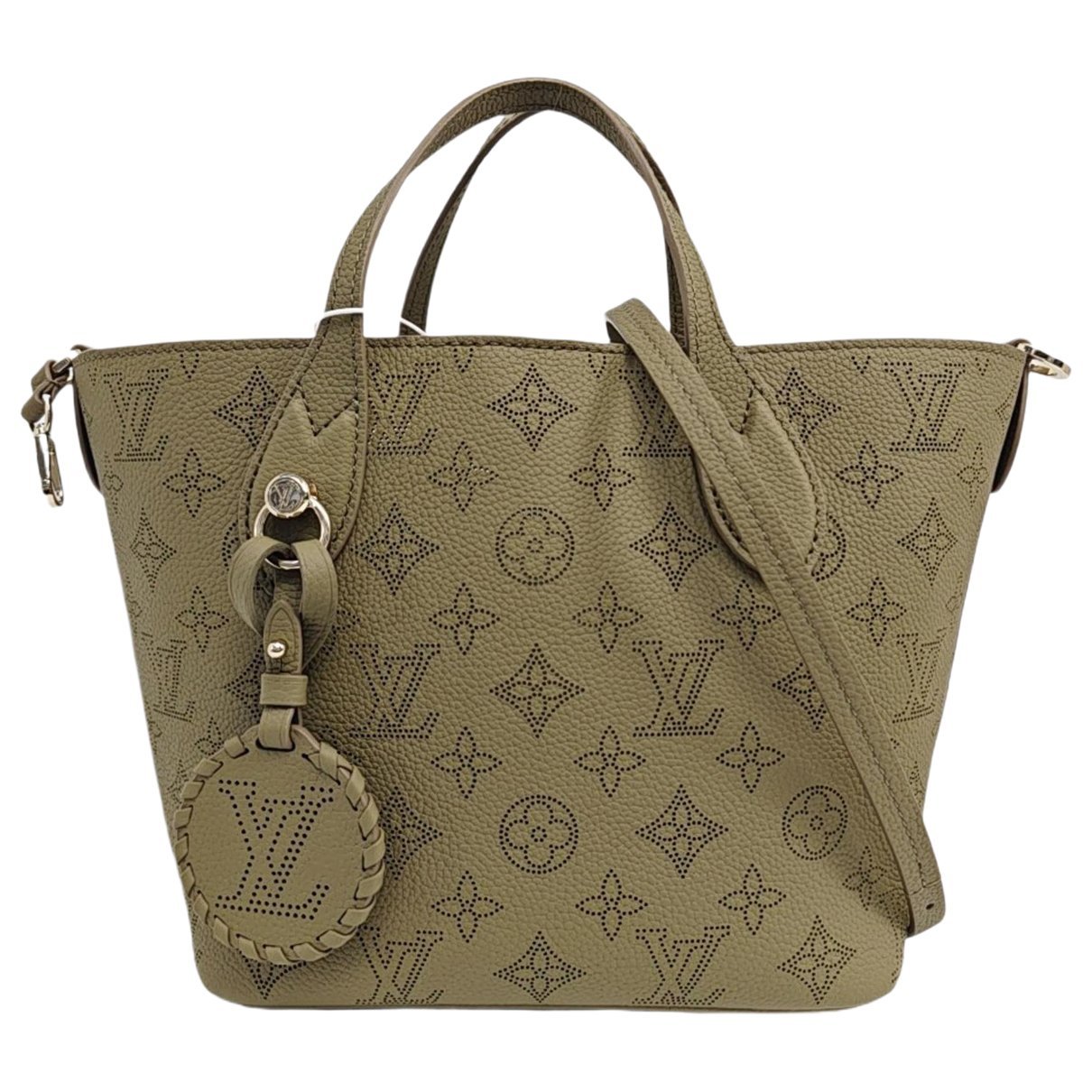 Cosmic blossom leather handbag