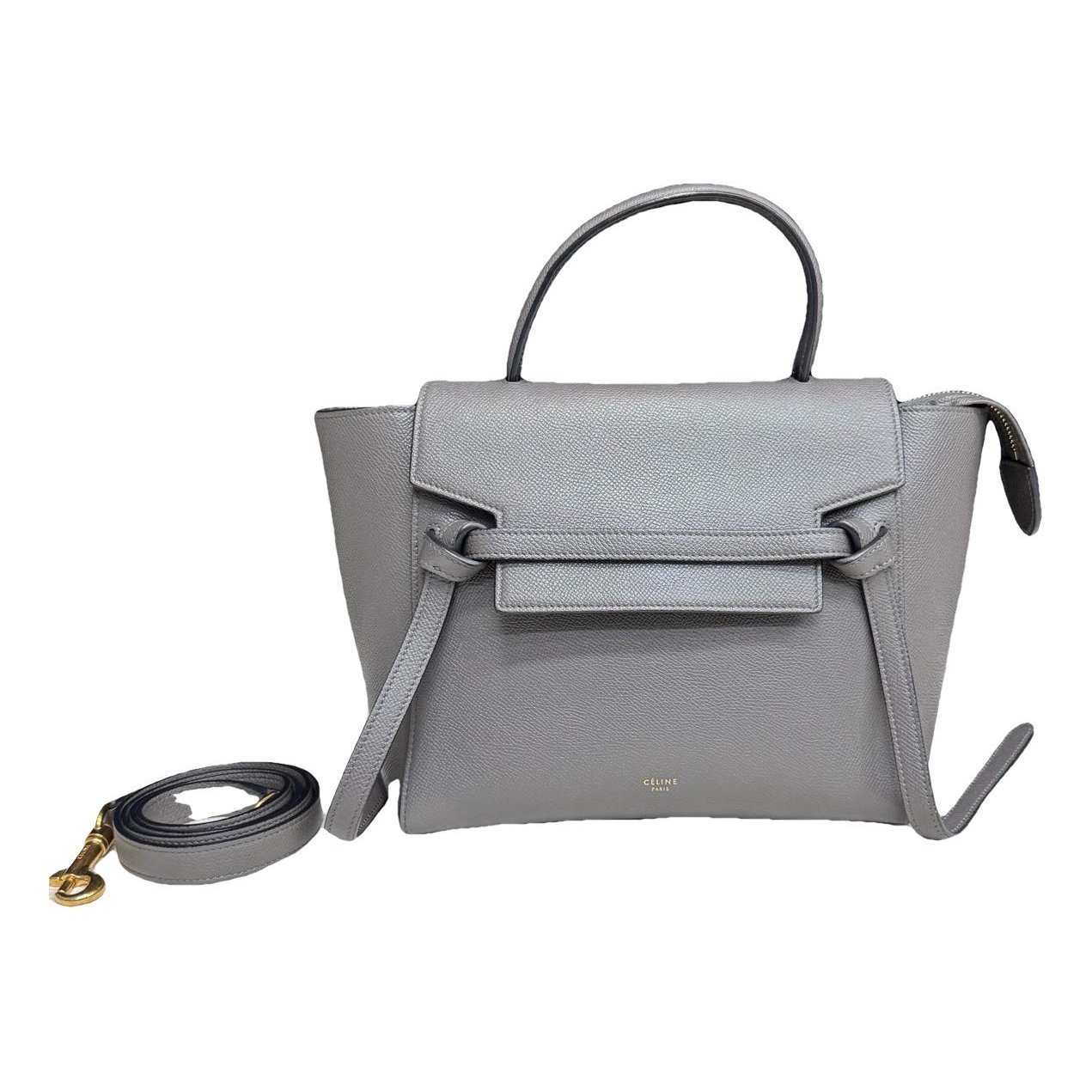 Belt leather handbag