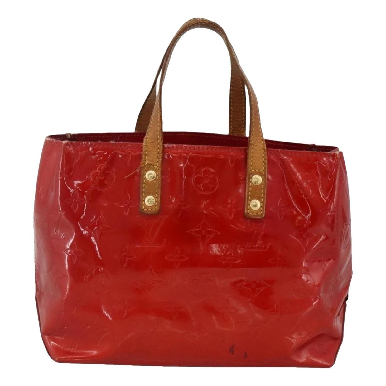 Patent leather handbag