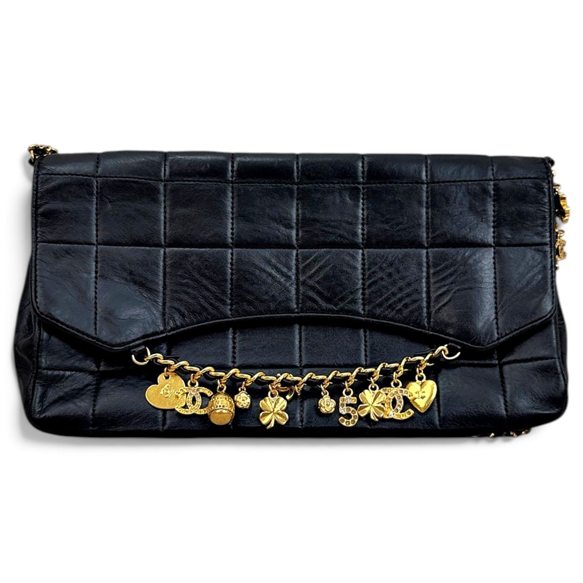 East West Chocolate Bar leather handbag
