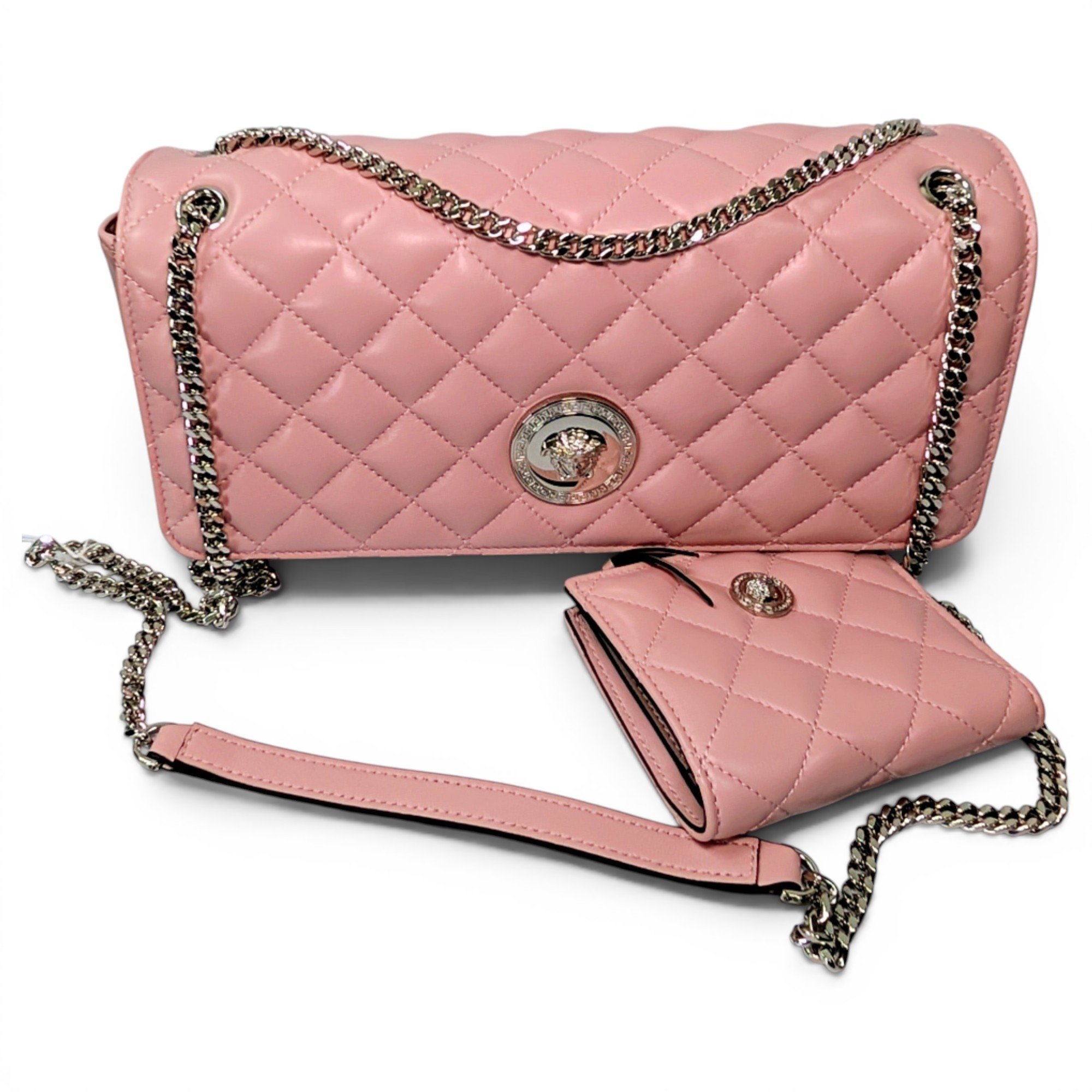 Versace La Medusa leather handbag