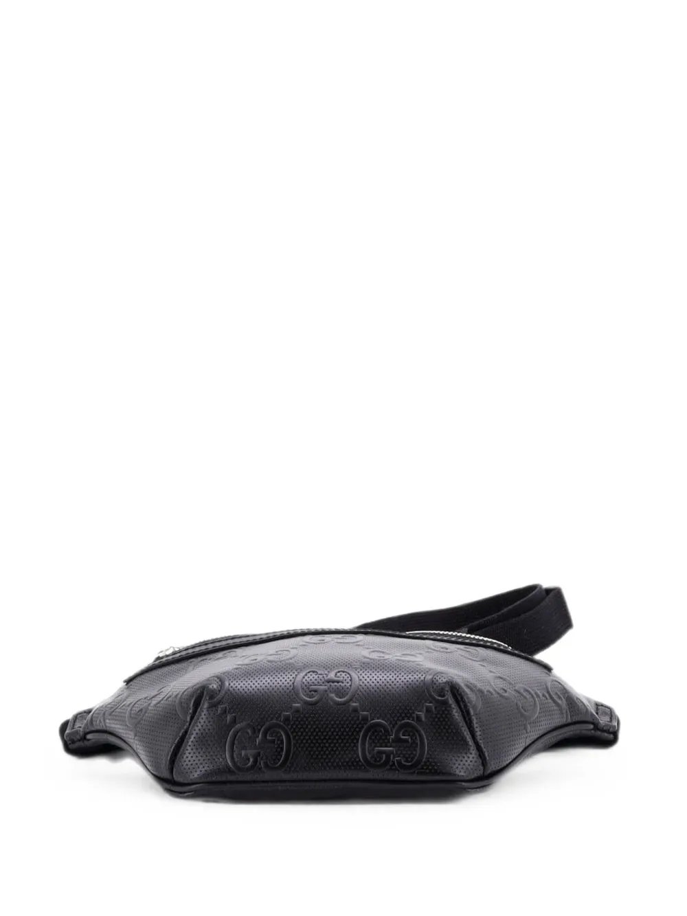 GG Embossed Perforated Leather Small belt bag