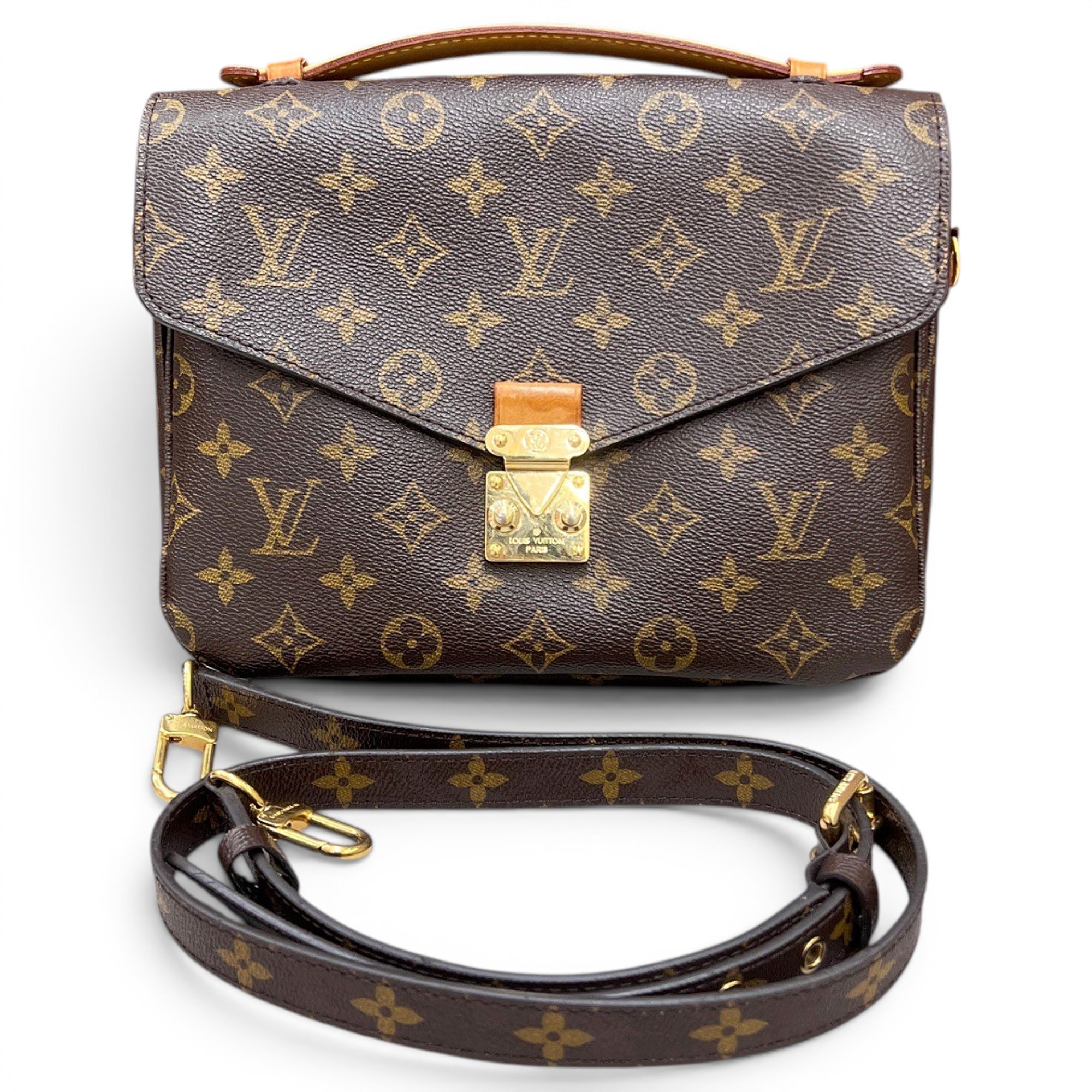 Metis leather handbag