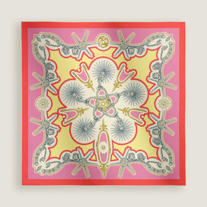Les Eperons Double Face Scarf 90
