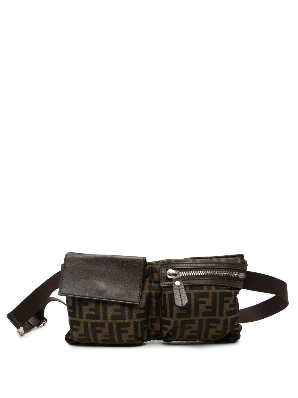2010-2026 Zucca Canvas Double Pocket belt bag