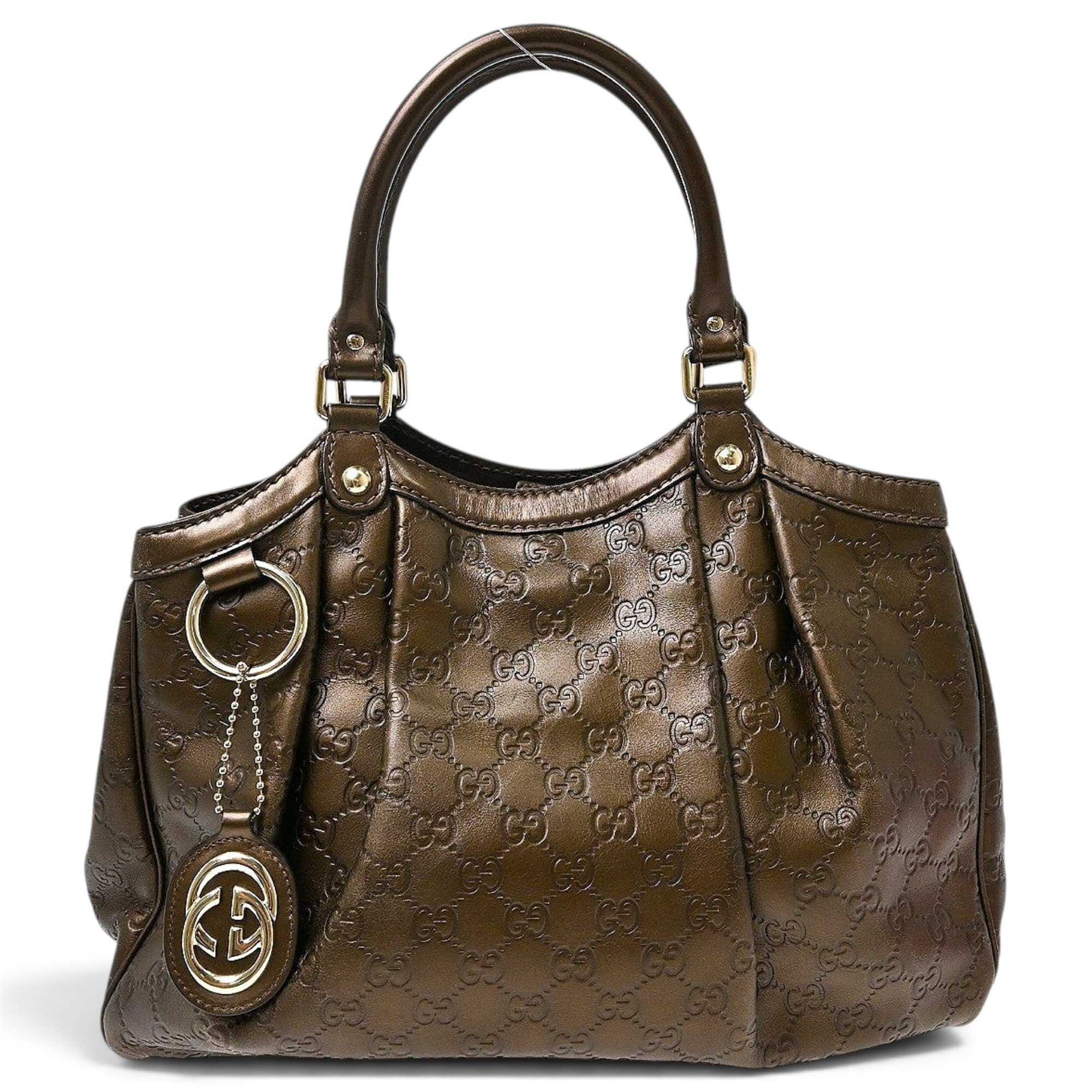 Leather tote