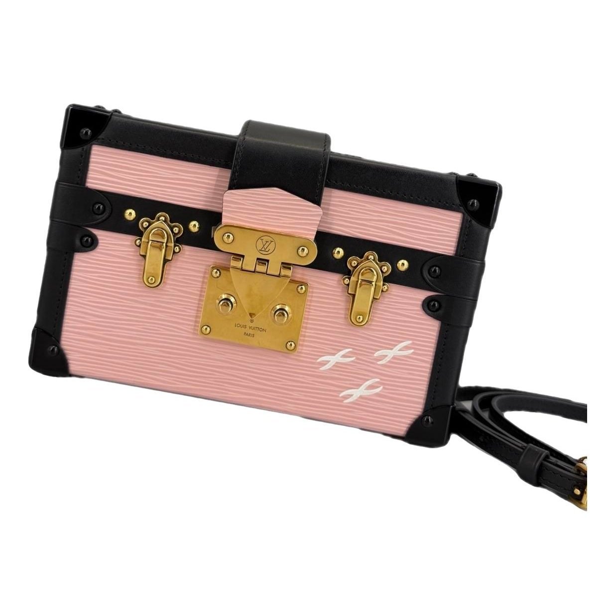 Petite Malle leather handbag