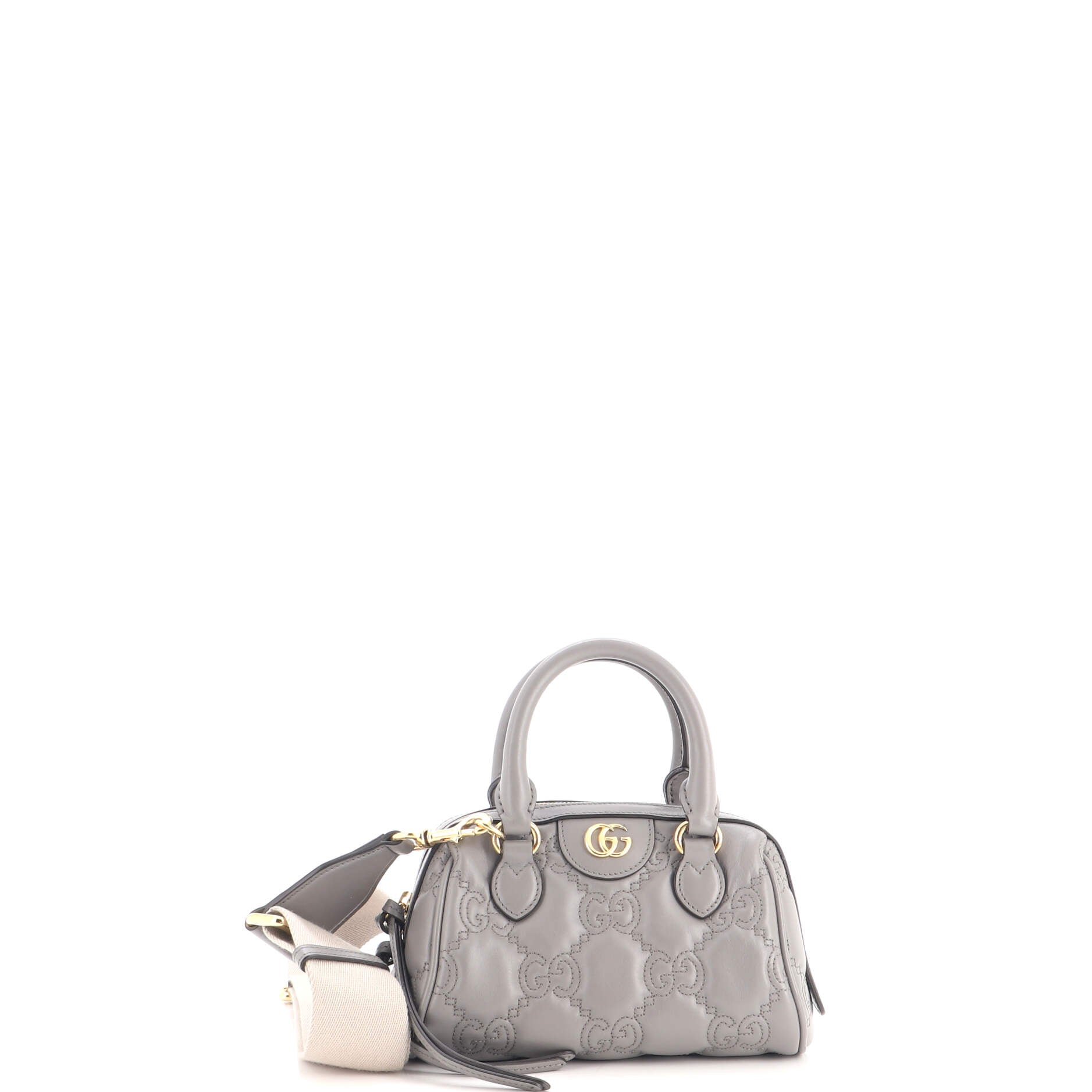 Ophidia Convertible Boston Top Handle Bag GG Matelasse Leather Mini