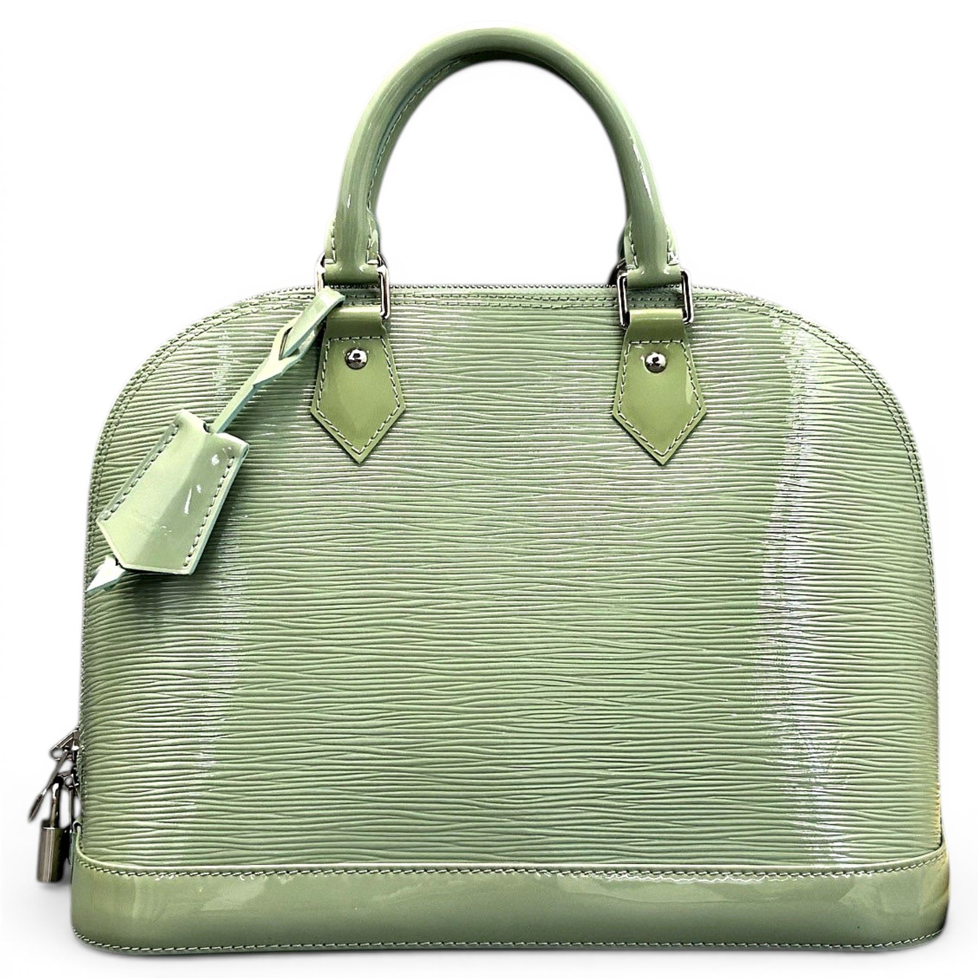 Alma patent leather handbag