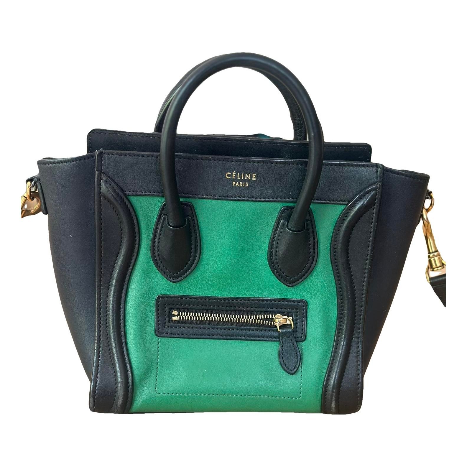 Luggage leather handbag