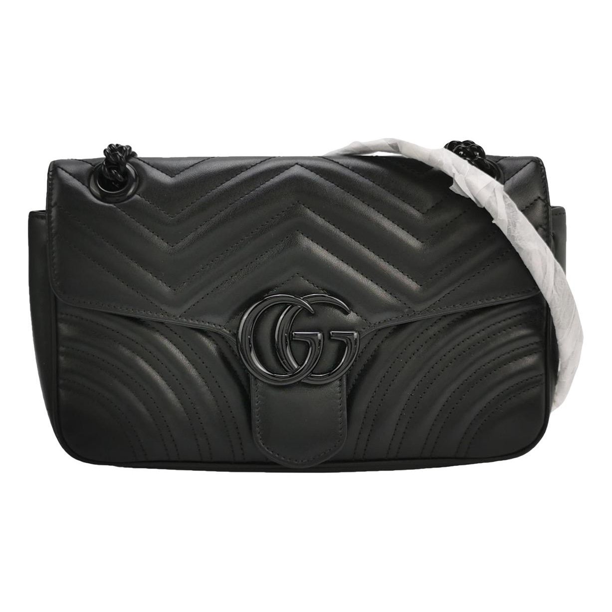 GG Marmont Flap leather handbag