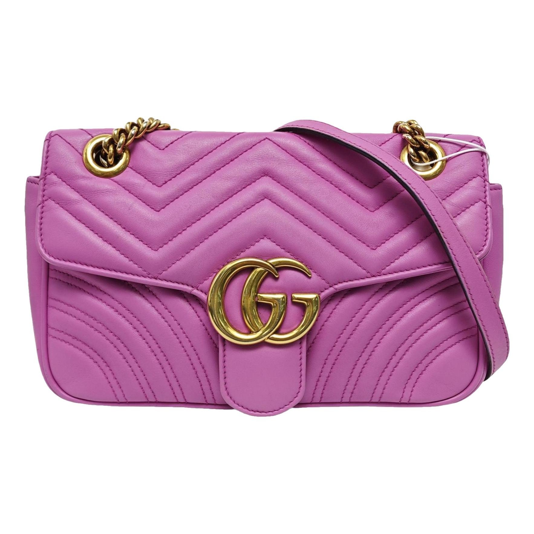 GG Marmont Flap leather crossbody bag