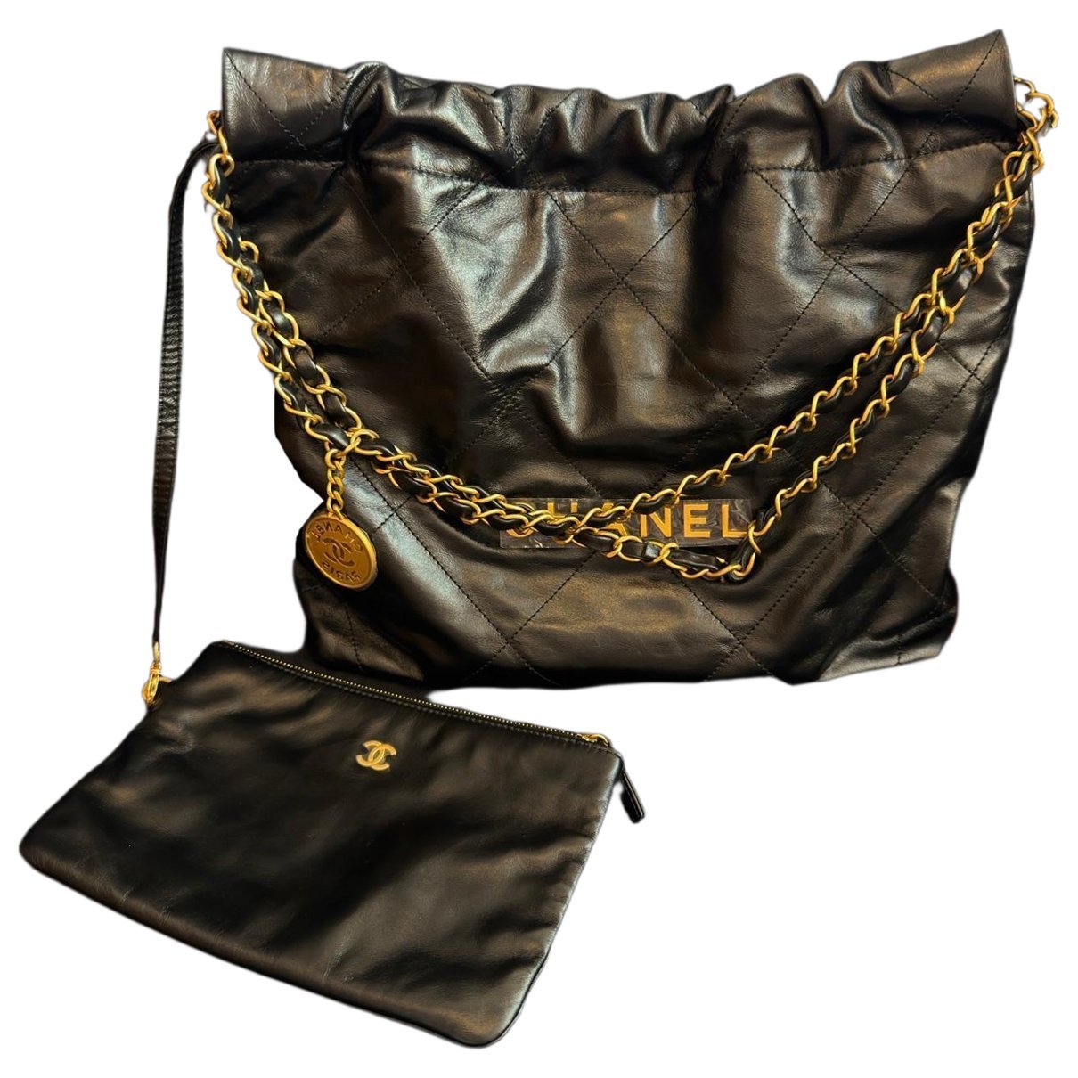Chanel 22 leather handbag