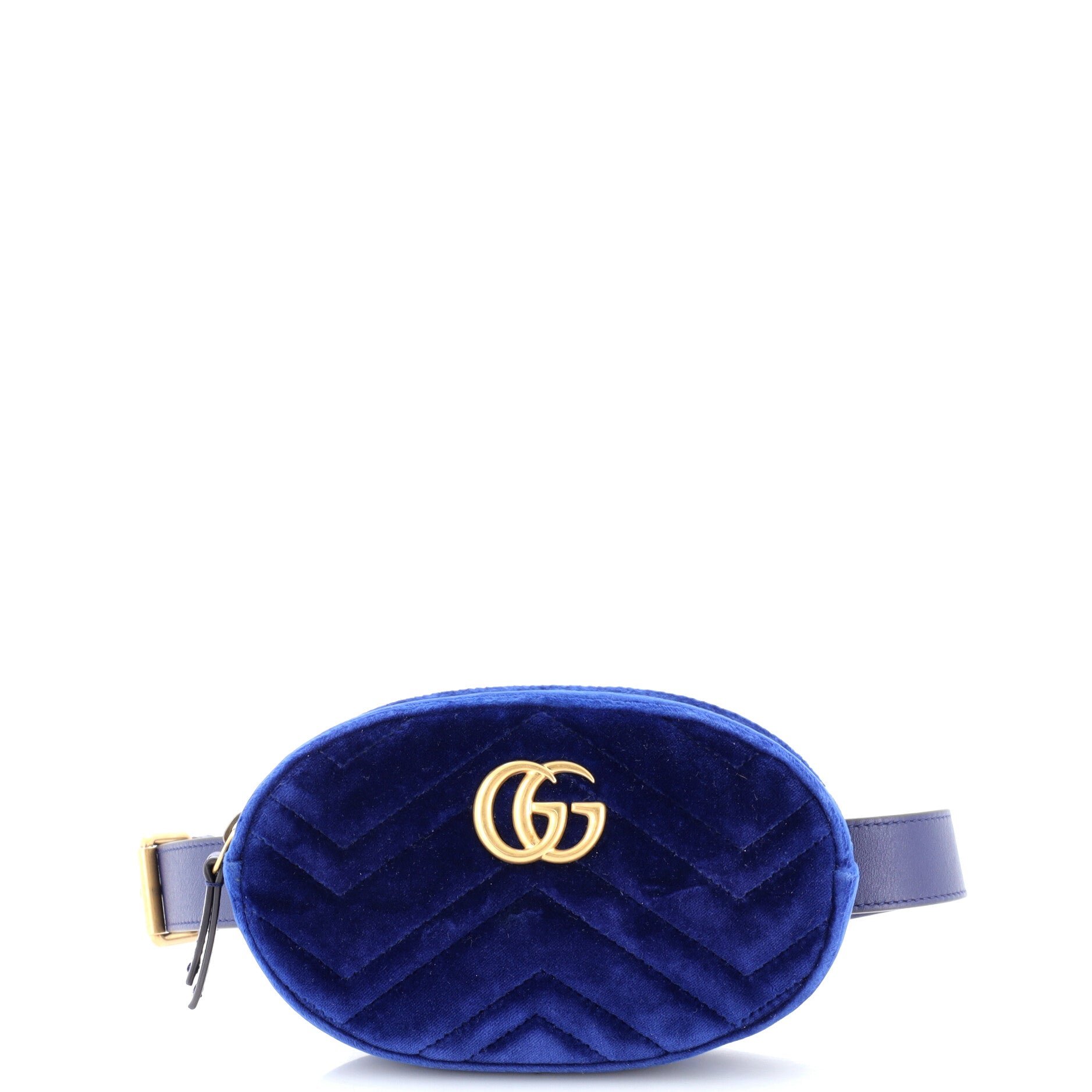 GG Marmont Belt Bag Matelasse Velvet