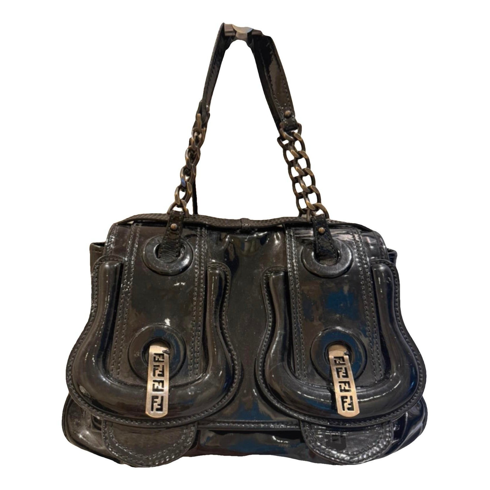 Bag patent leather handbag