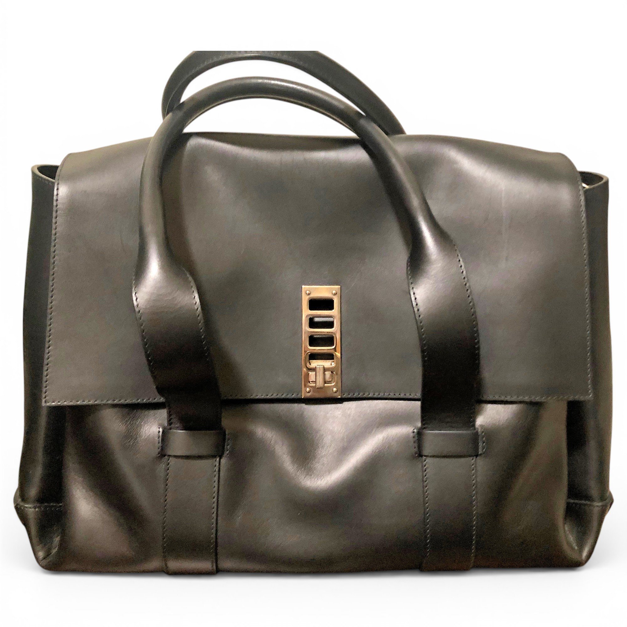 Leather satchel