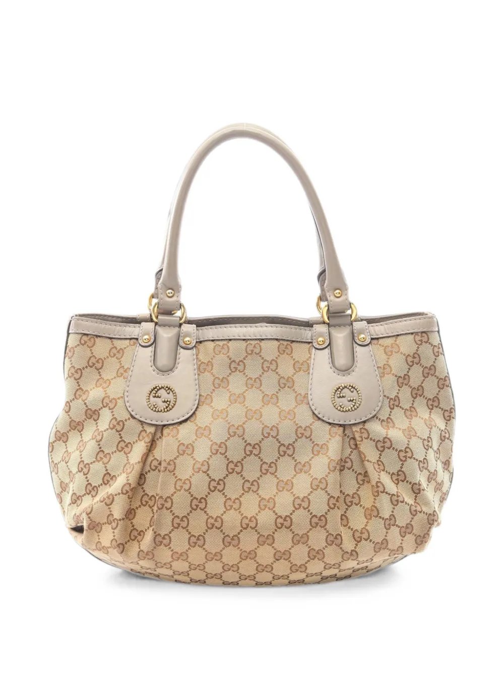 2000s Scarlet GG-canvas tote bag