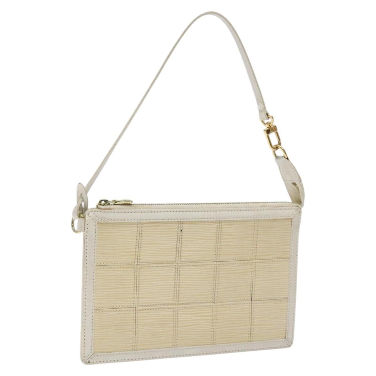 Moon pochette leather clutch bag
