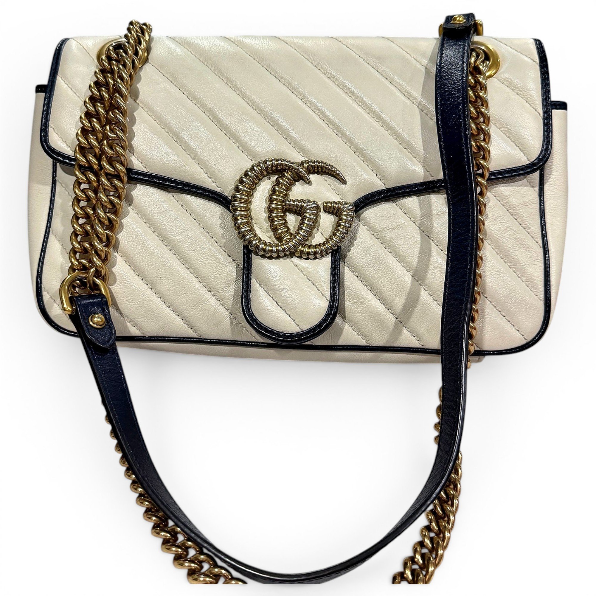 GG Marmont Flap leather crossbody bag