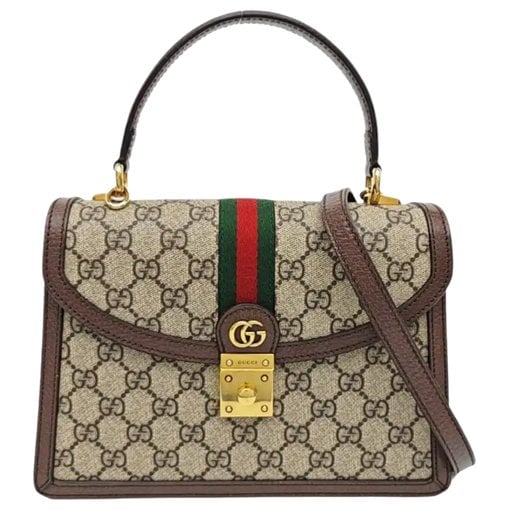 Ophidia leather handbag