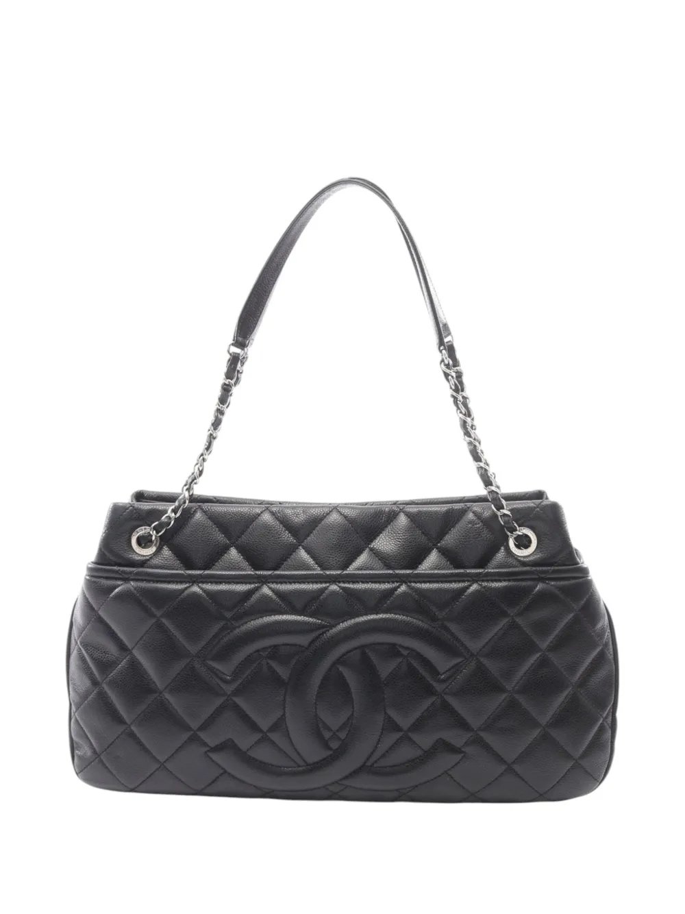 2013-2014 CC Timeless Caviar Soft Shopper tote bag