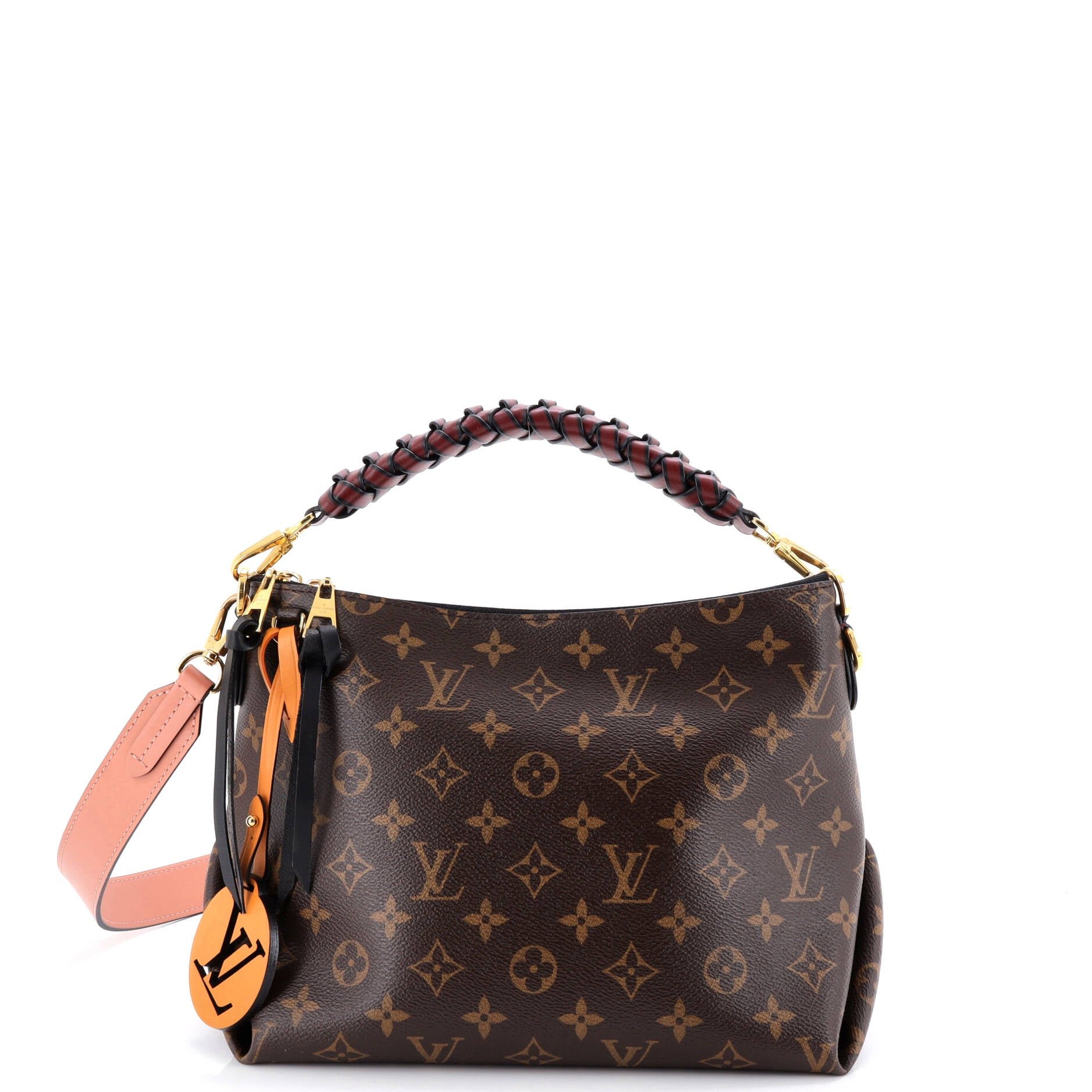 Louis Vuitton Braided Handle Beaubourg Hobo Monogram Canvas Mini