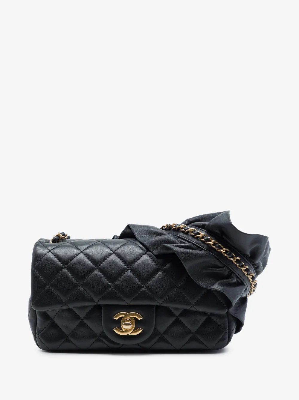 2020 Mini Rectangular Classic Lambskin Romance Single Flap crossbody bag