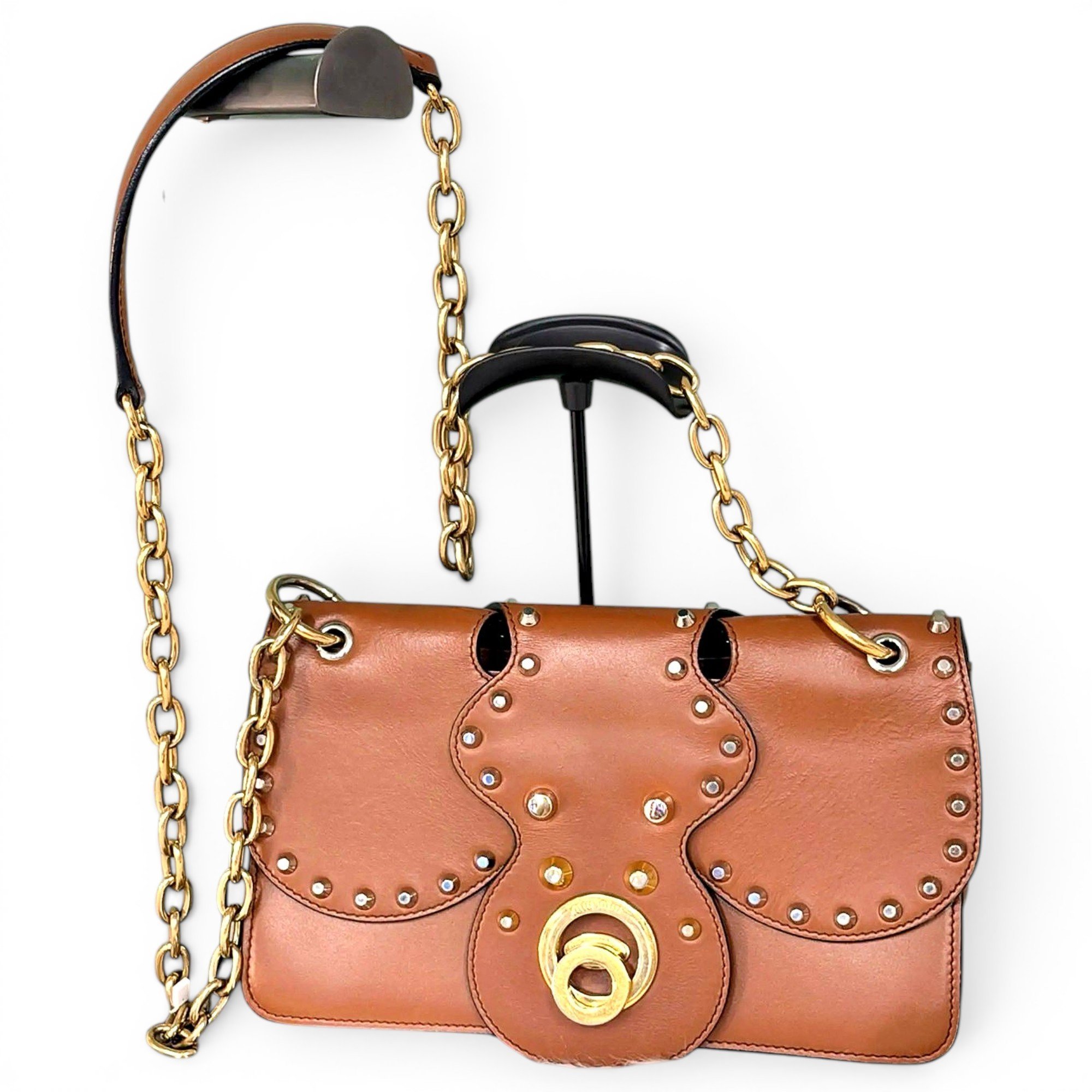 Leather crossbody bag