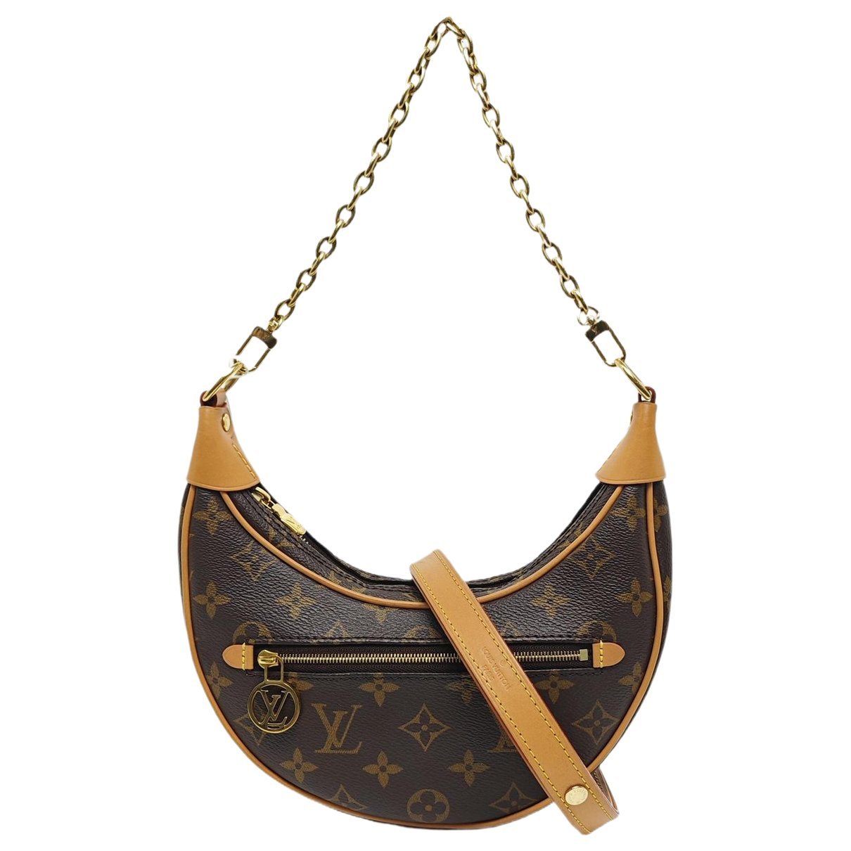 Loop leather crossbody bag