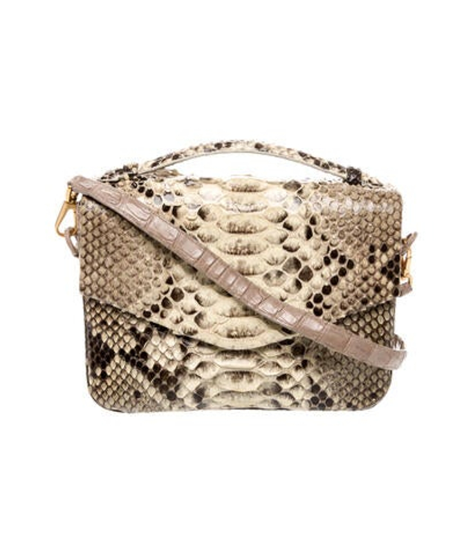 Nancy Gonzalez Gonzalez Snakeskin Crossbody Bag