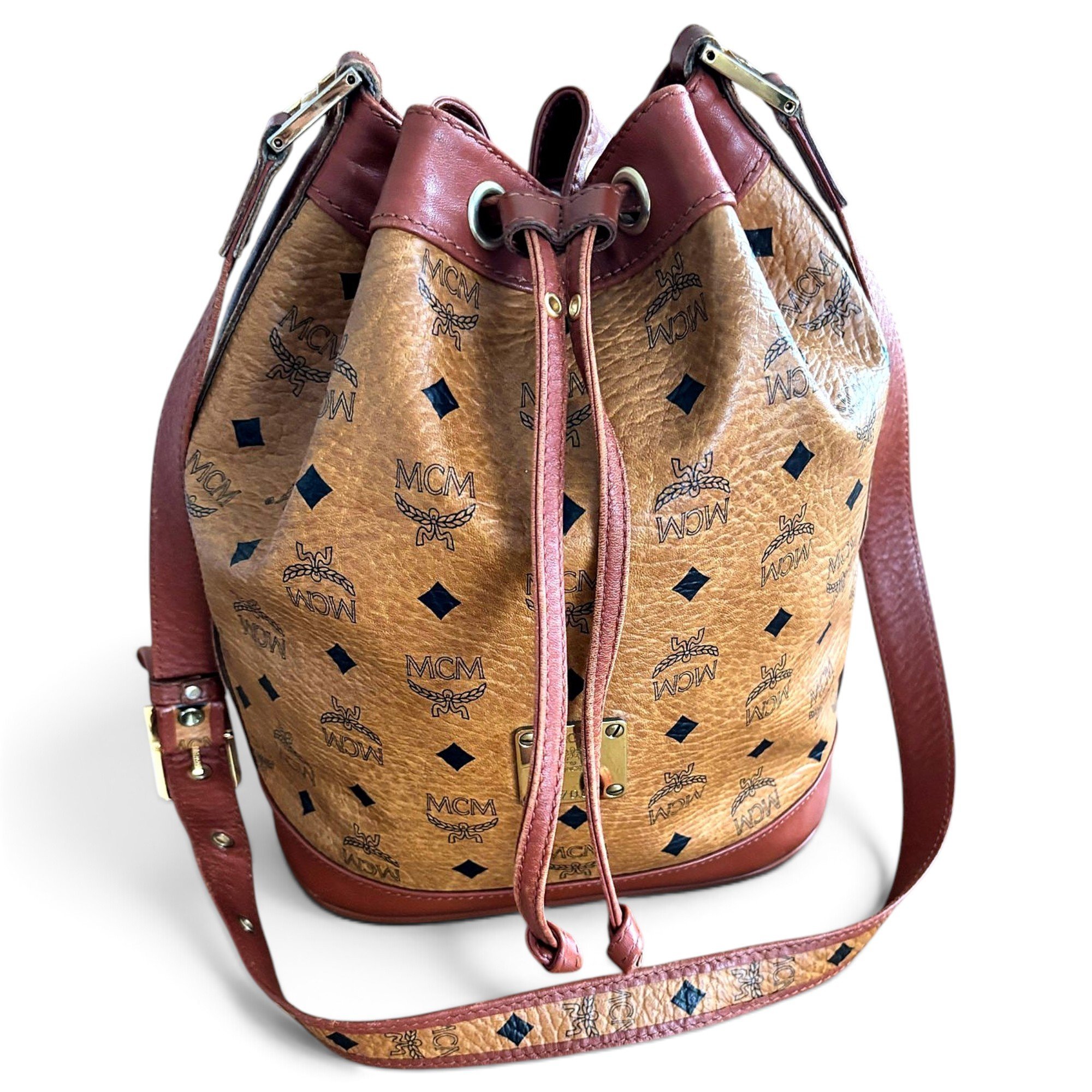 Heritage Drawstring leather bag