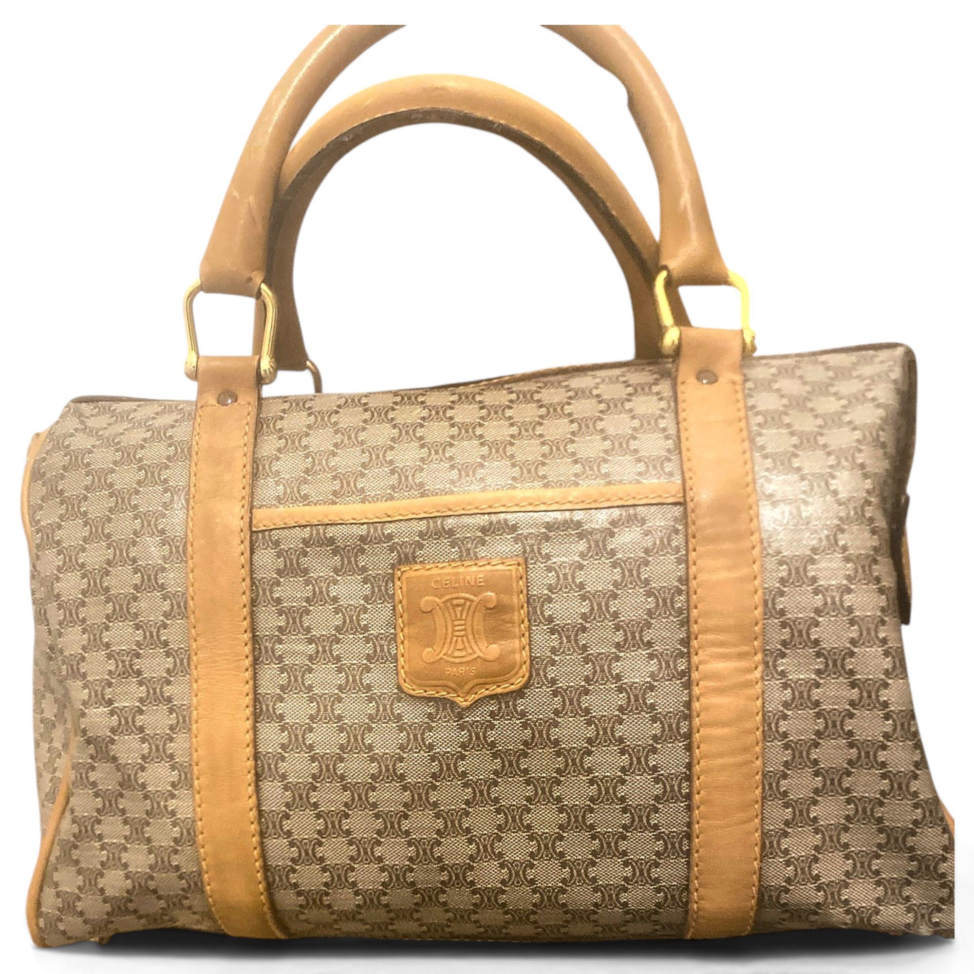 Leather bowling bag