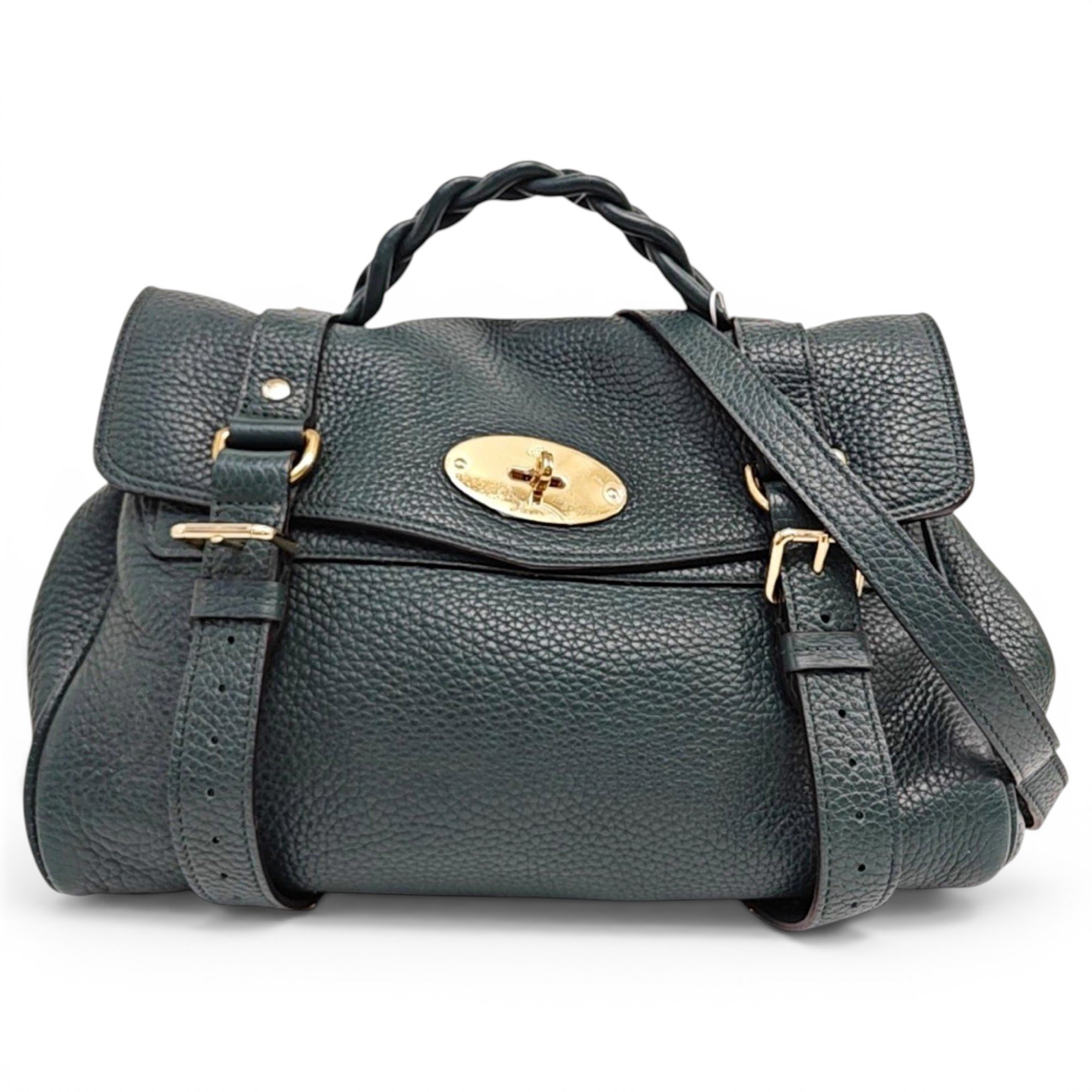 Alexa leather satchel