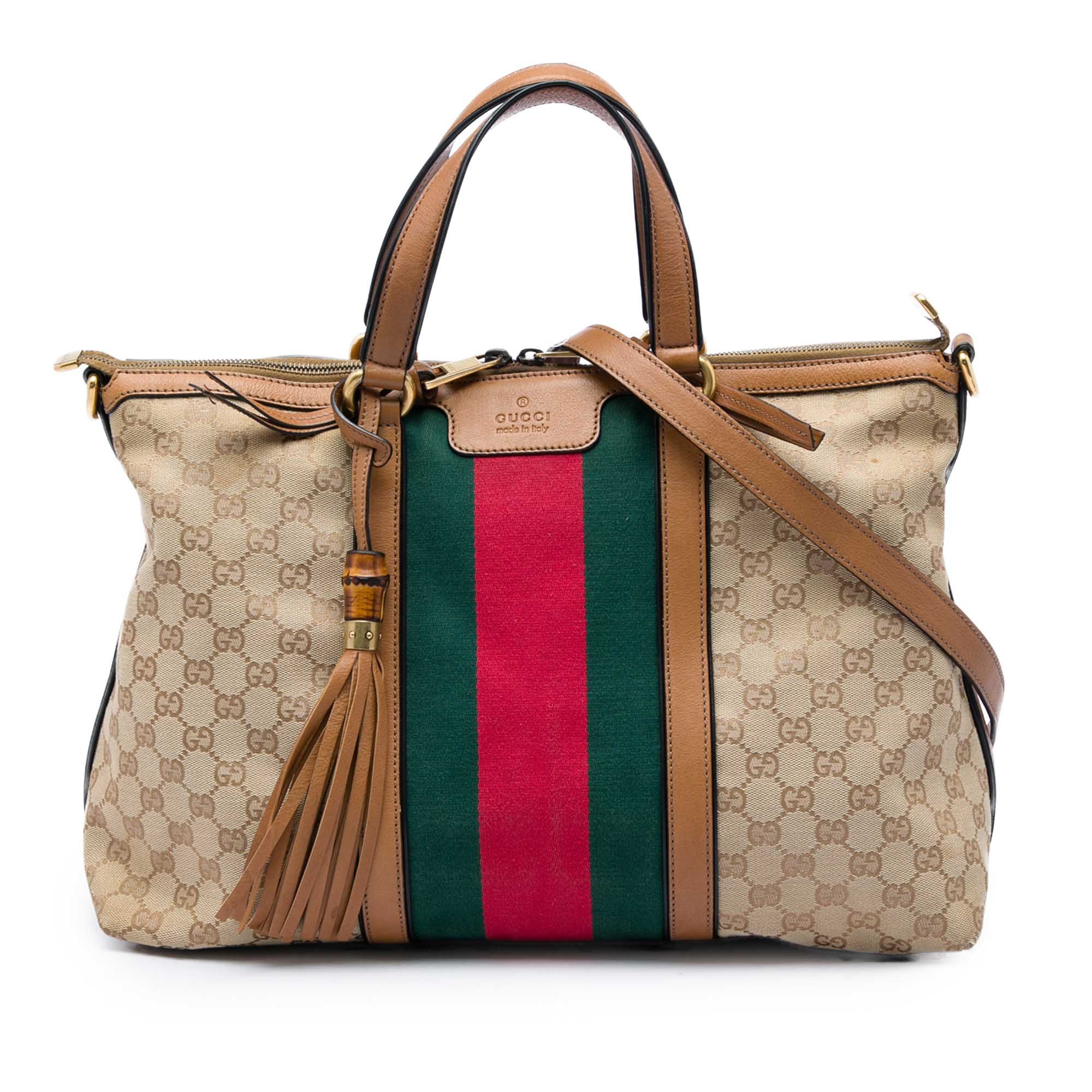 Gucci B leather handbag