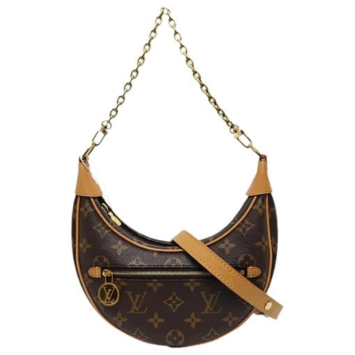Loop leather crossbody bag