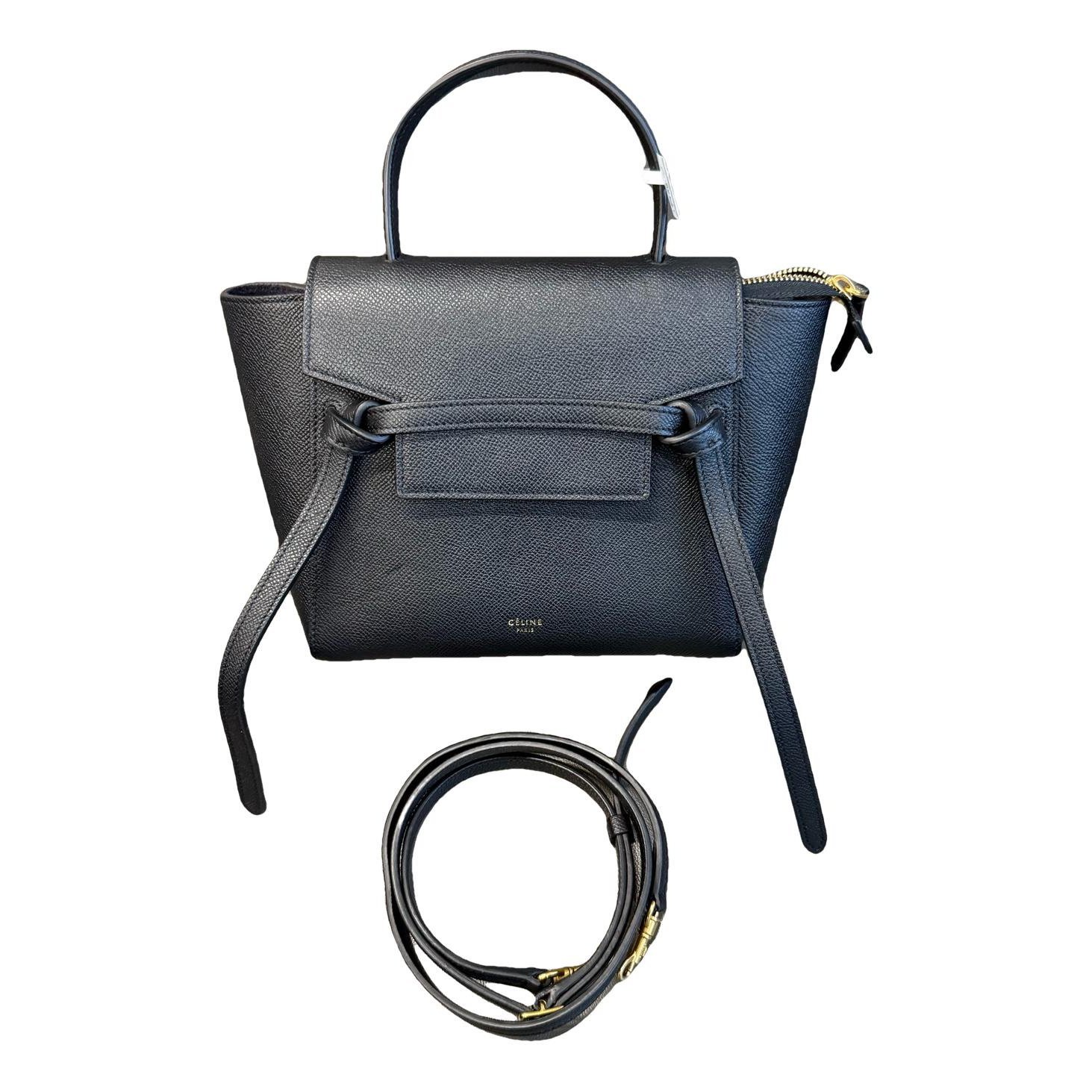 Belt leather handbag