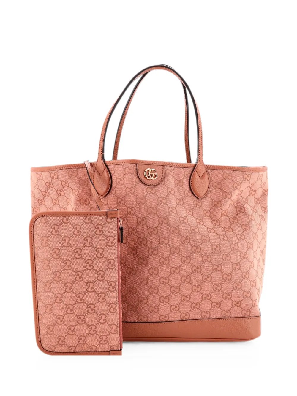 Ophidia Top Handle Shopping GG Coated Canvas and Leather Medium tote bag